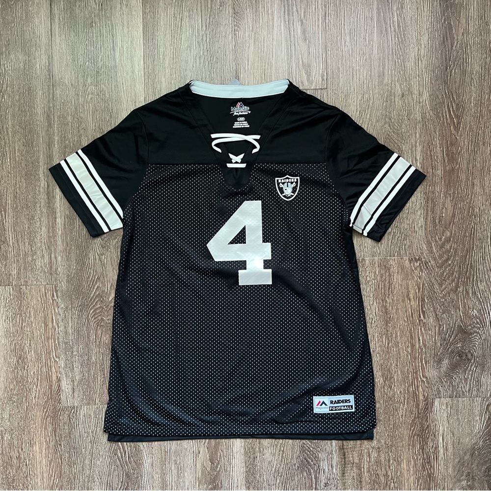 Raiders Carr Women’s Jersey. Style shirt